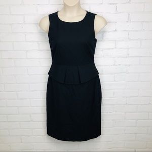 J Crew Black Sheath Dress sz 8